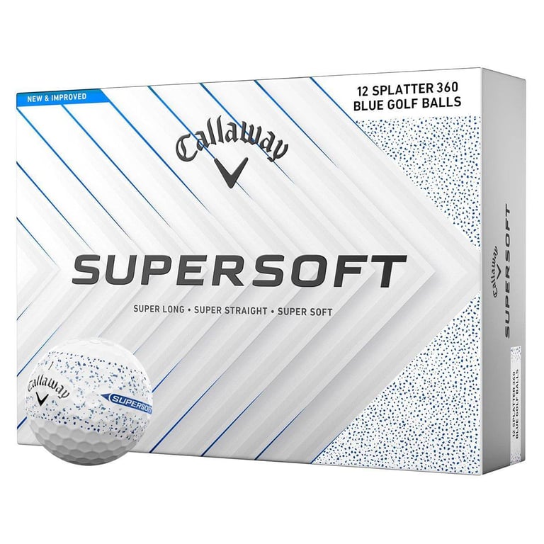 image for Callaway supersoft splatter golf balls new