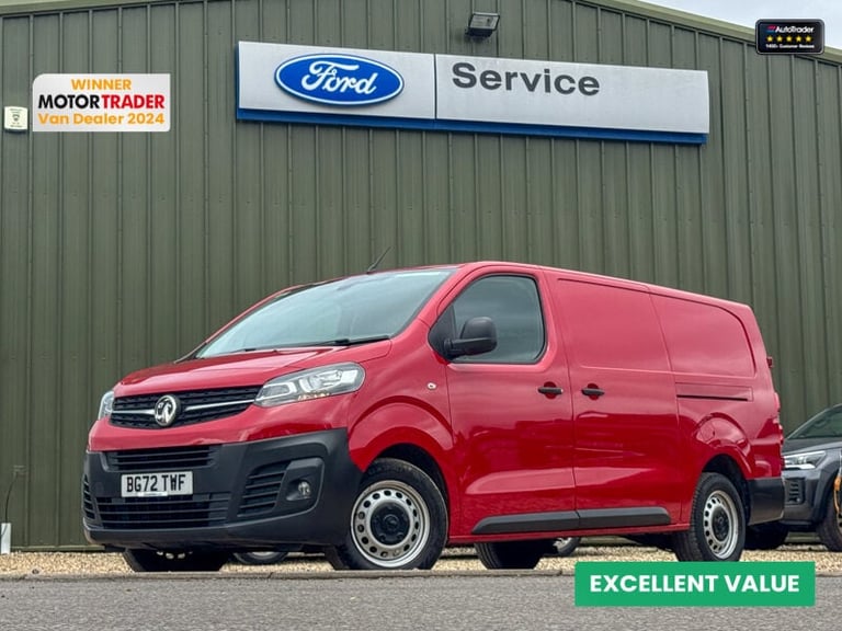 2022 Vauxhall Vivaro LWB L2H1 Low Roof F2900 Dynamic Air Con Camera EURO 6 NO VAT Panel Van Diese...