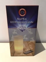 Real Wax LED Projector Candle 