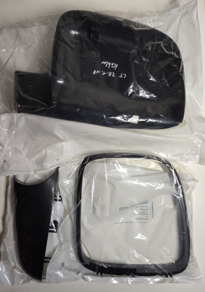 image for VW Transporter T5 Driver Mirror Trim Set