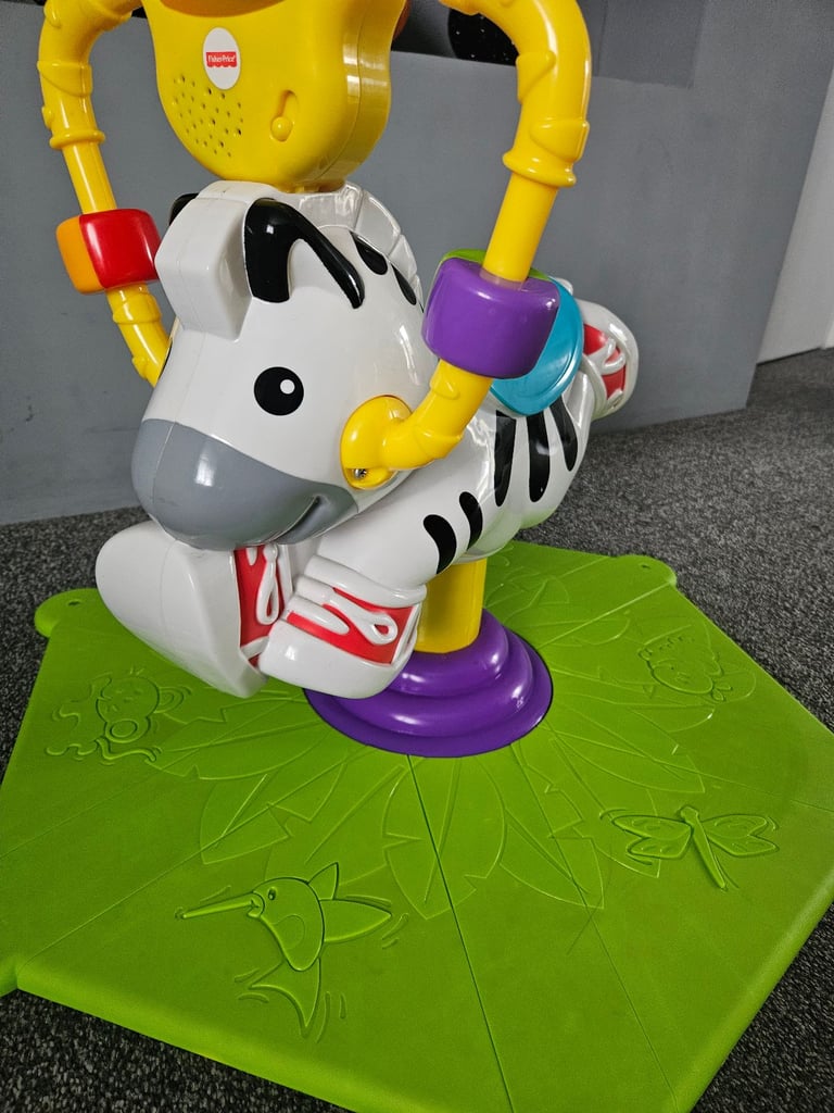 Fisher price spin and bounce zebra