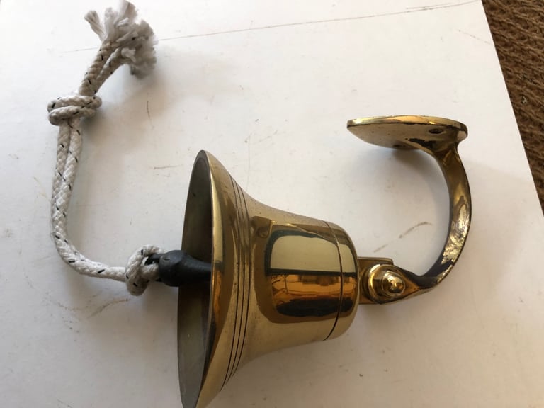 image for Nautical brass bell 5 inch diameter.