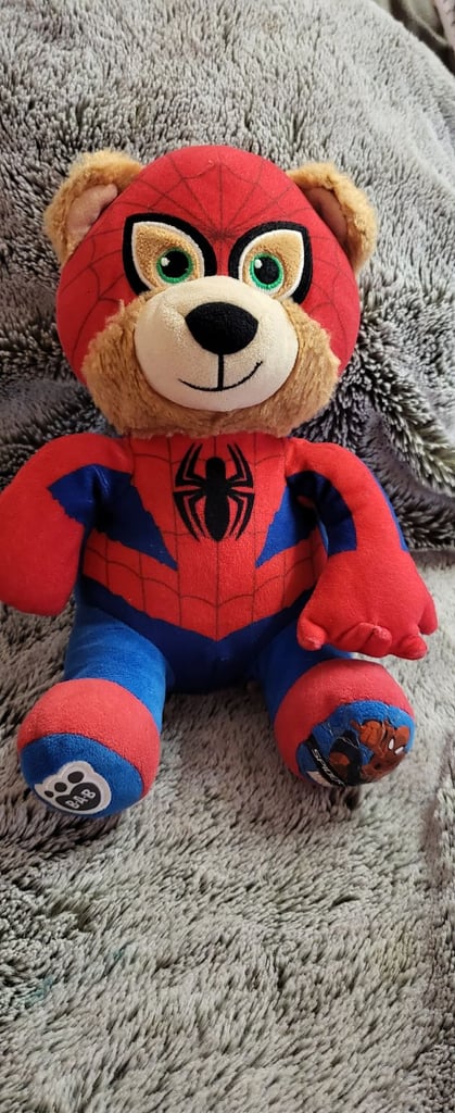 Marvel Spiderman Build A Bear Plush