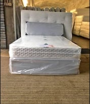 SINGLE / DOUBLE / KING SIZE DIVAN BED BASE WITH FULL FOAM /SPRUNG MATTRESSES