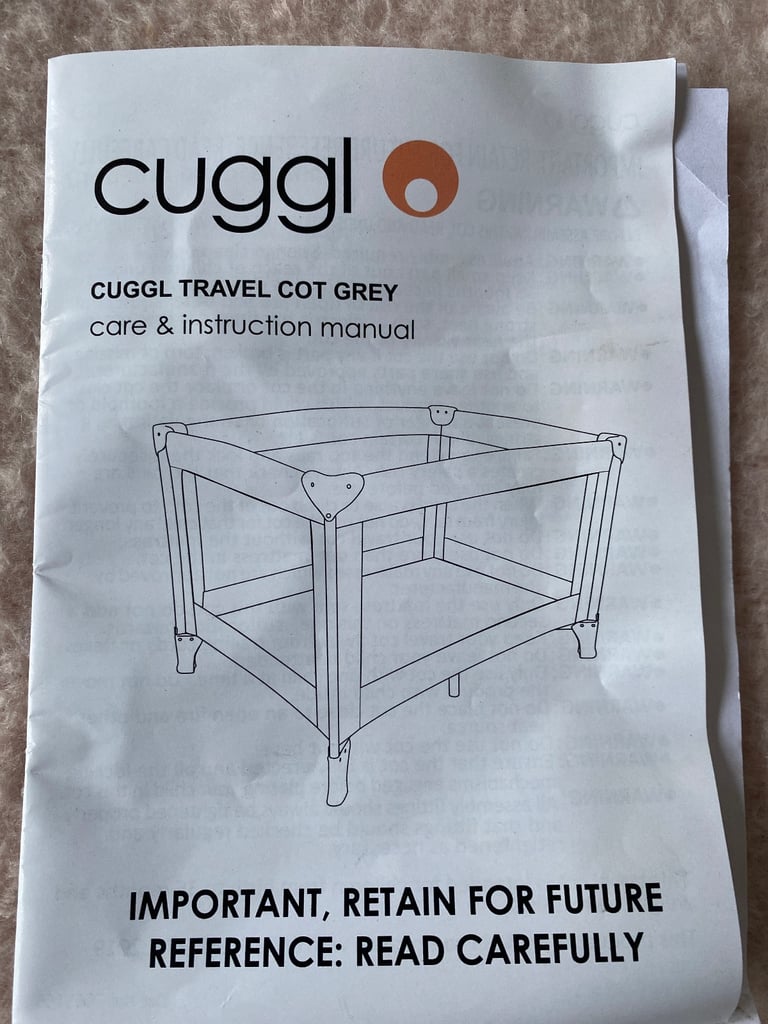 Cuggl travel cot