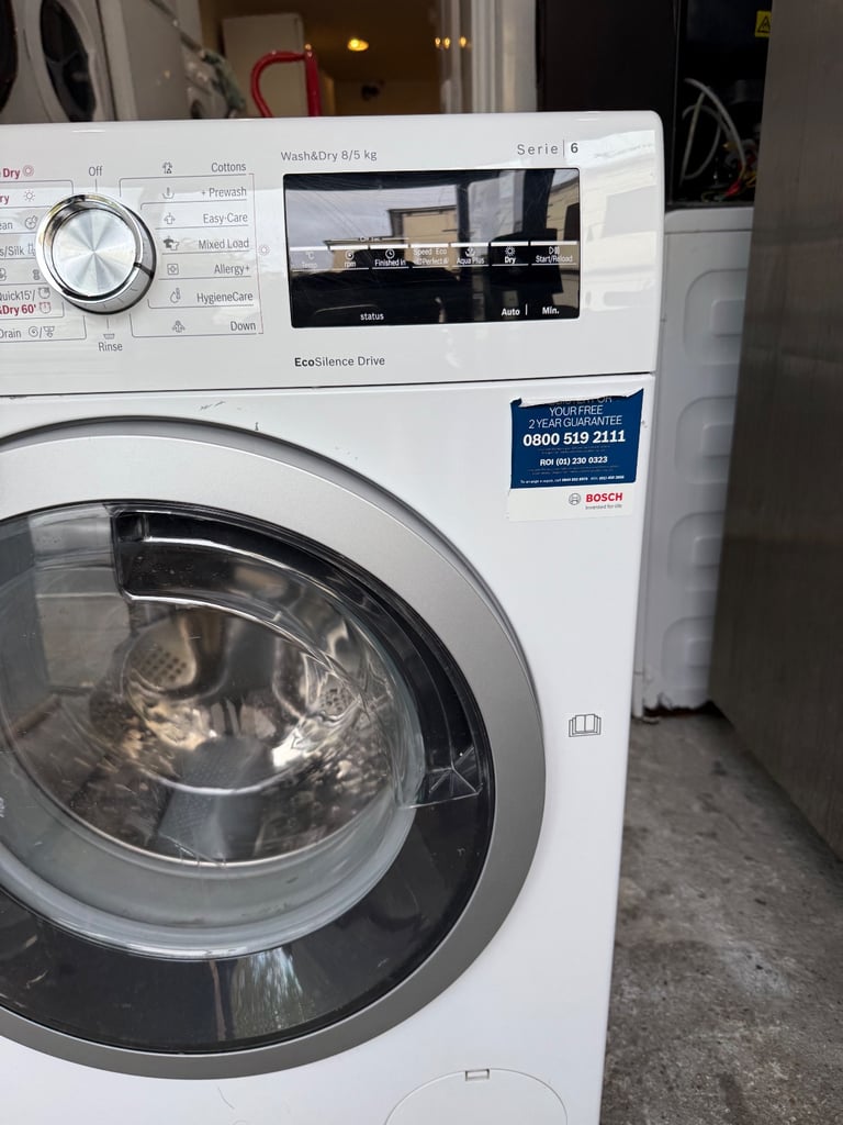 8KG BOSCH WVG30461GB NICE WASHER & DRYER WITH WARRANTY   