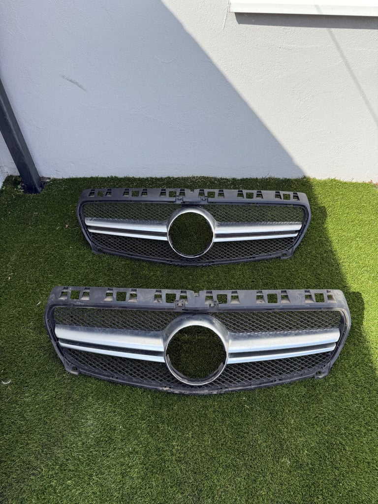 image for Mercedes A45 Amg W176 Chrome Grill Genuine X 2 Pre Face Lift