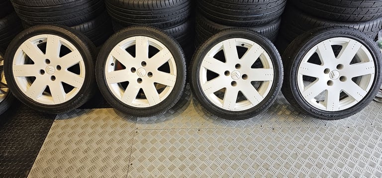 Citroen Genuine 16 alloy wheels + 4 x tyres 195 45 16 All Seasons