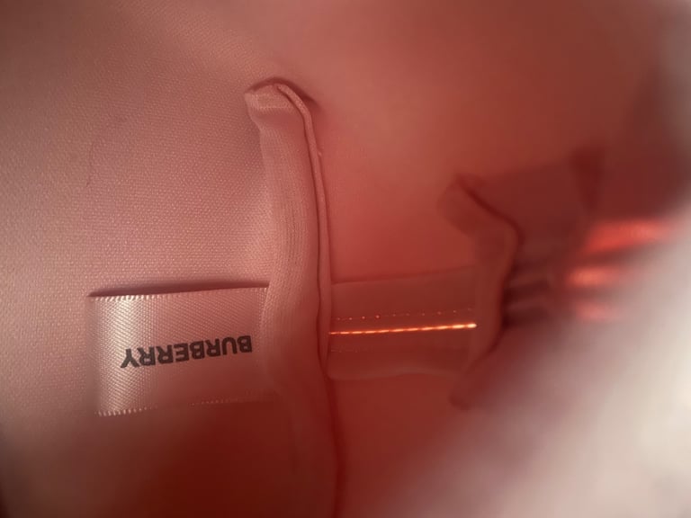 Burberry Pink makeup bag 
