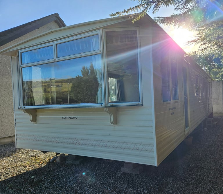 Static caravan- off site. 3 bedrooms