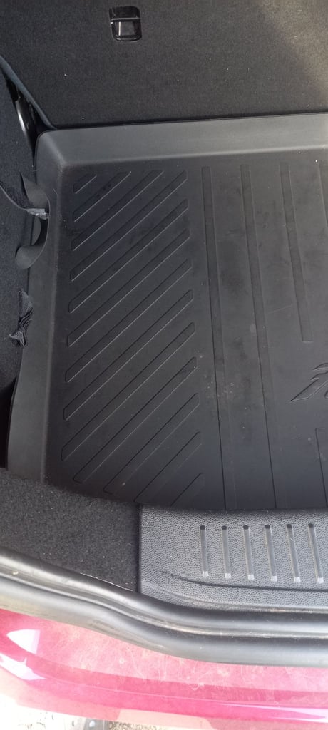 Ford fiesta mk7 and mk7.5 genuine ford rubber car boot floor load protective tray mat