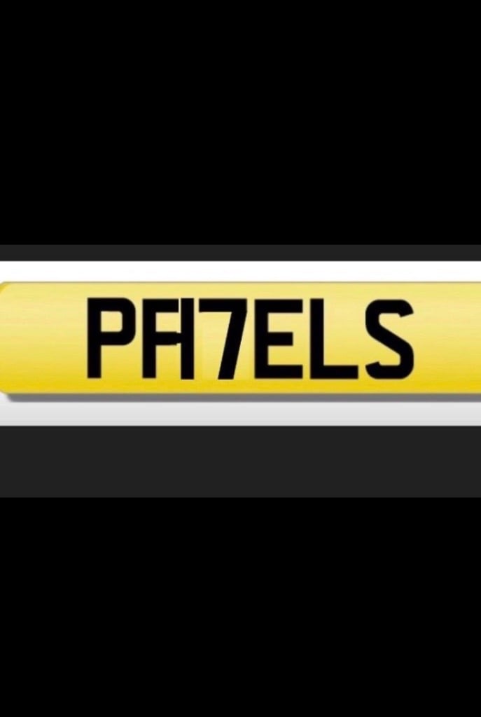 Patel private Numberplate for sale