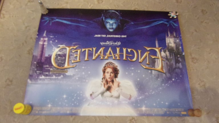 Disney Giselle Enchanted cinema quad poster 40x30"