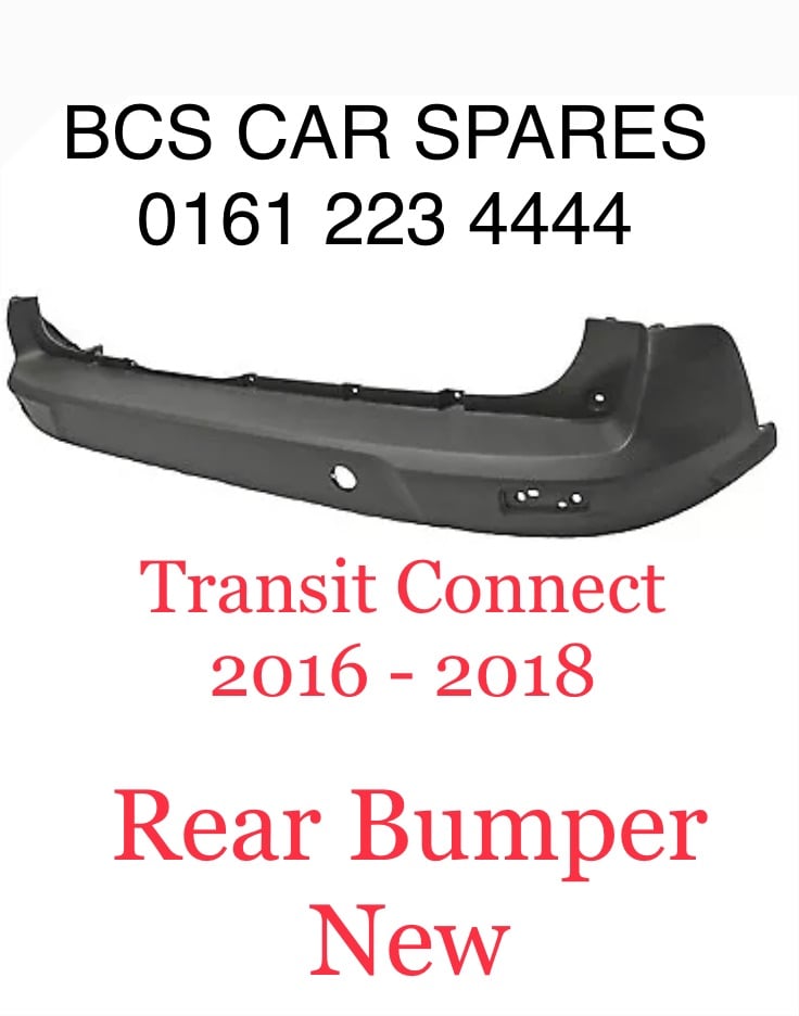 Ford Transit Connect. Rear Bumper. New 