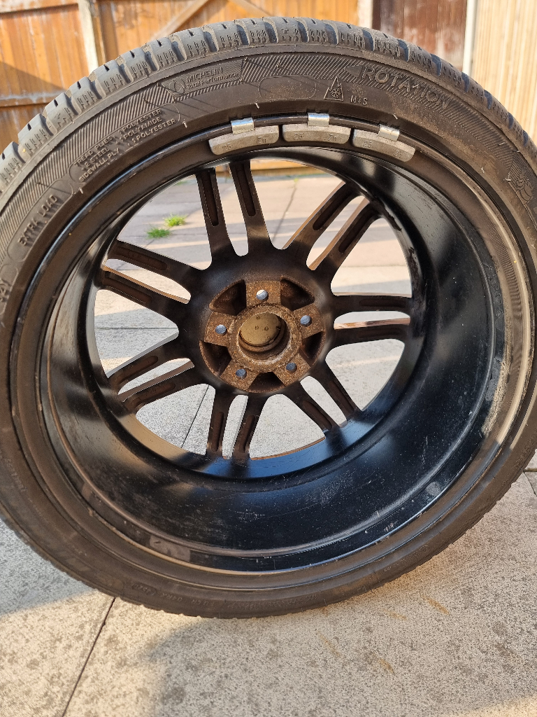 AUDI LEMAN ALLOY WHEEL'S, 4 AVAILABLE, 7MM THREAD, MICHELIN CROSS CLIMATE TYRES 225,40,18