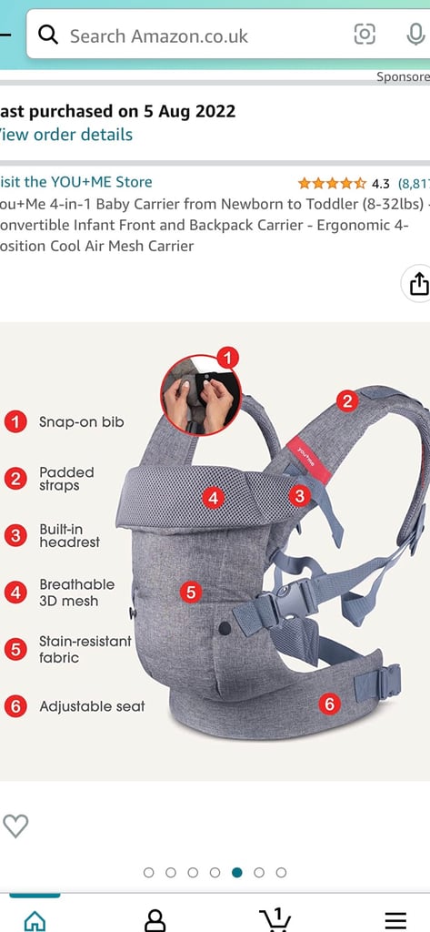 4 in 1 convertible baby carrier 