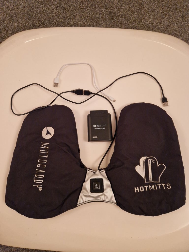 image for Motocaddy Hot Mitts with Motocaddy Powerbank