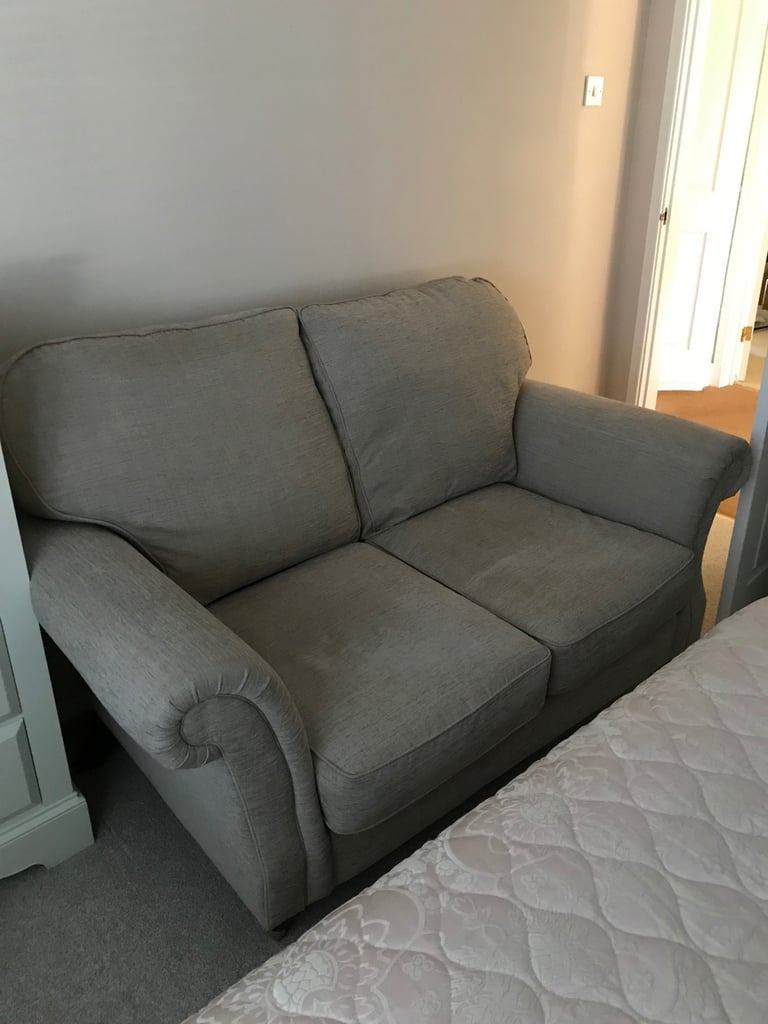 image for Beige two seater sofa 