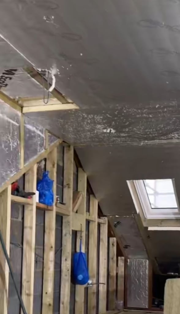 Loft insulation conversion extension 