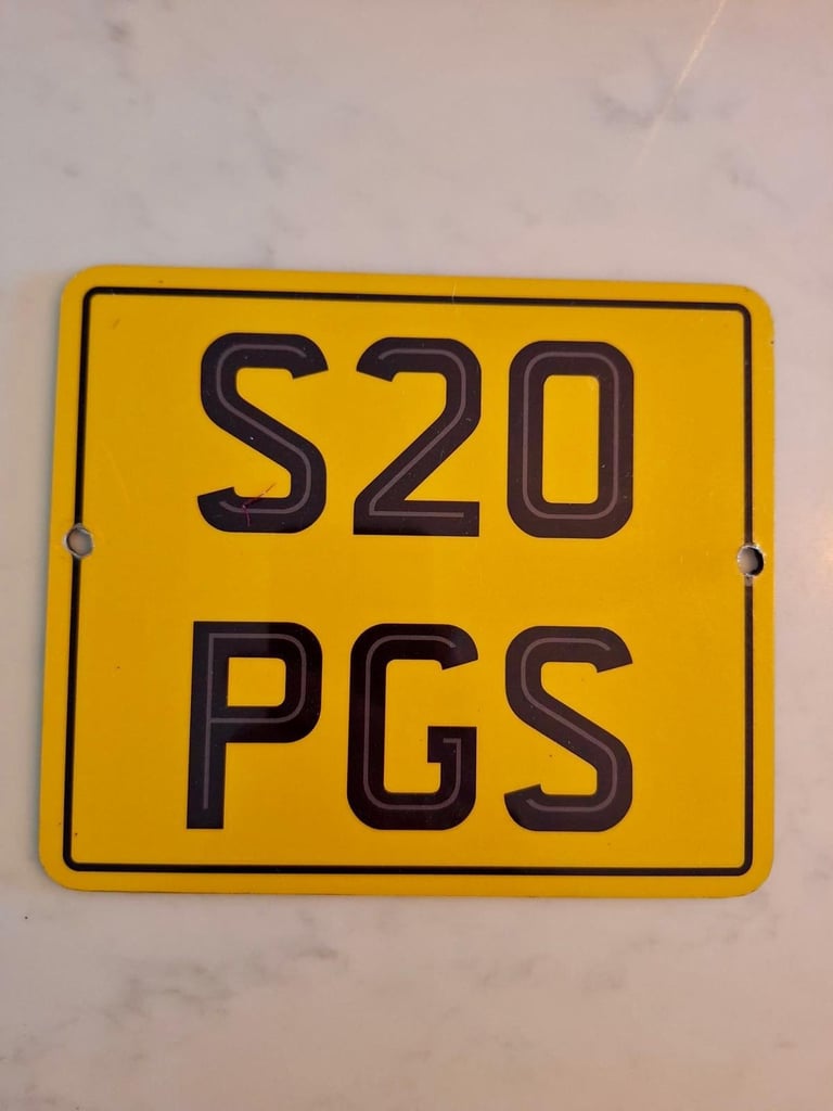 image for Cherished Registration Number.        S20 PGS