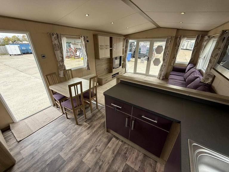 2 Bed Static Caravan - DG, CH, French Doors, Ensuite - Offsite Sale for Own Land