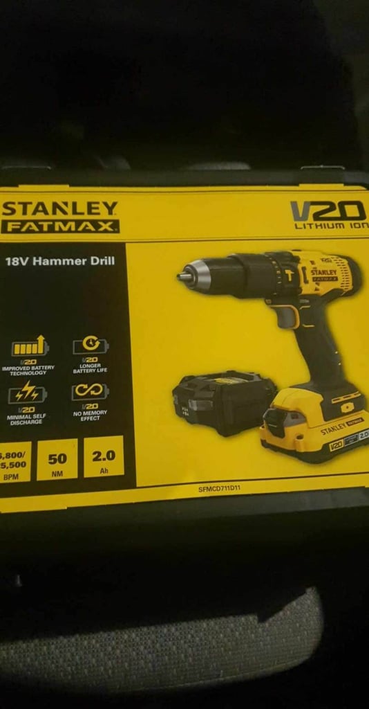 image for STANLEY FATMAX HAMMER DRILL 