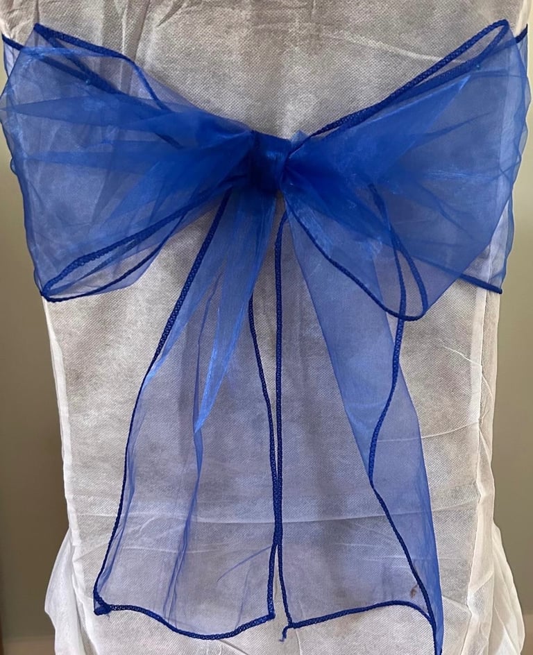 image for Royal blue chair sashes 