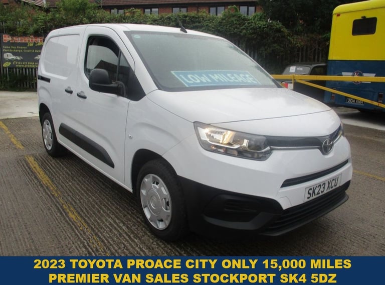 2023 23 TOYOTA PROACE CITY 1.5 BLUEHDI ACTIVE SHORT PANEL VAN EURO 6 ONLY 15,000