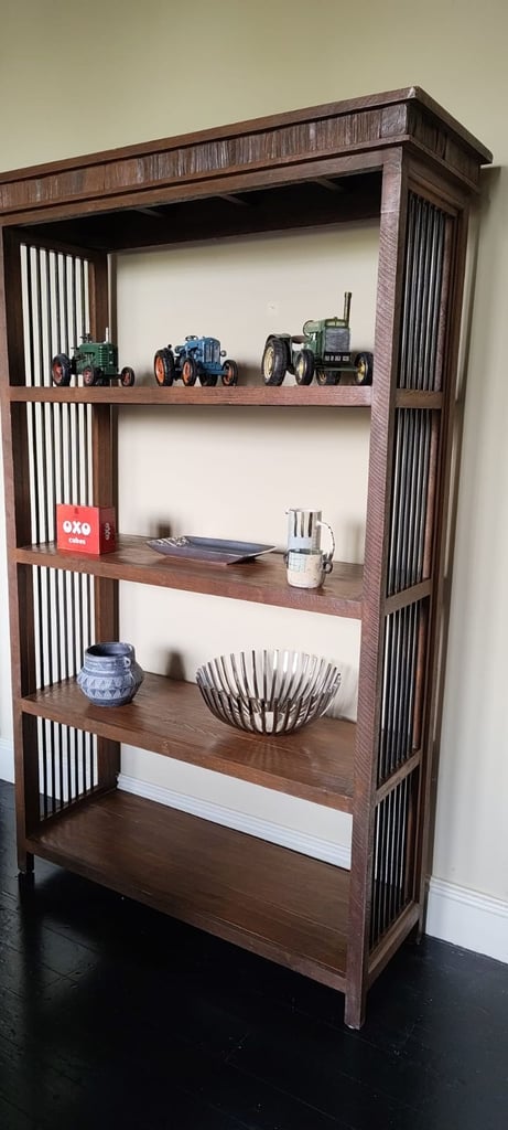 Stunning Reclaimed Teak Shelving Unit