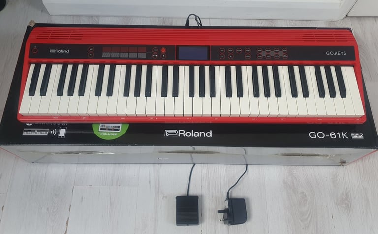 image for Roland GOKeys Music Keyboard (with PEDAL, red, good conditions)