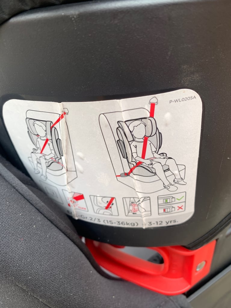 JOIE BLACK HIGH BACK BOOSTER SEAT 