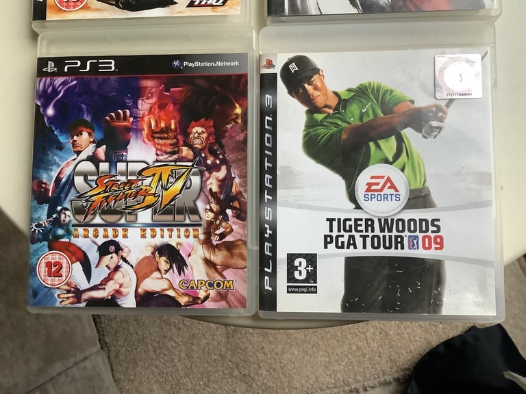 PS3 game x 4 and 1x Sega master system