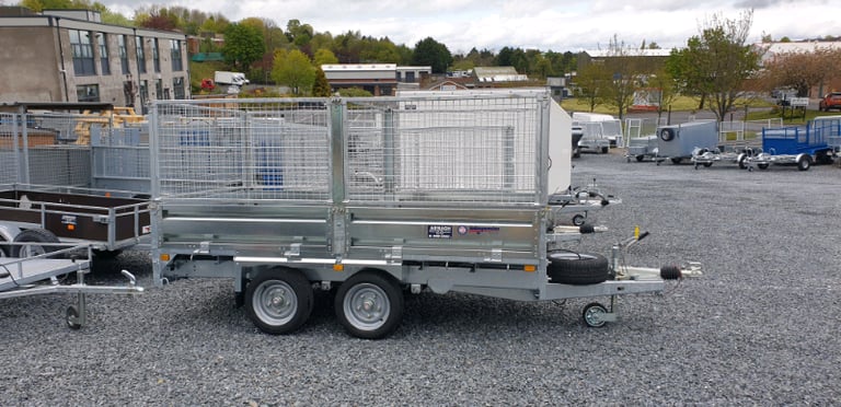 image for New indespension 10x5 12x6 14x6 builders dropside trailer meshsides
