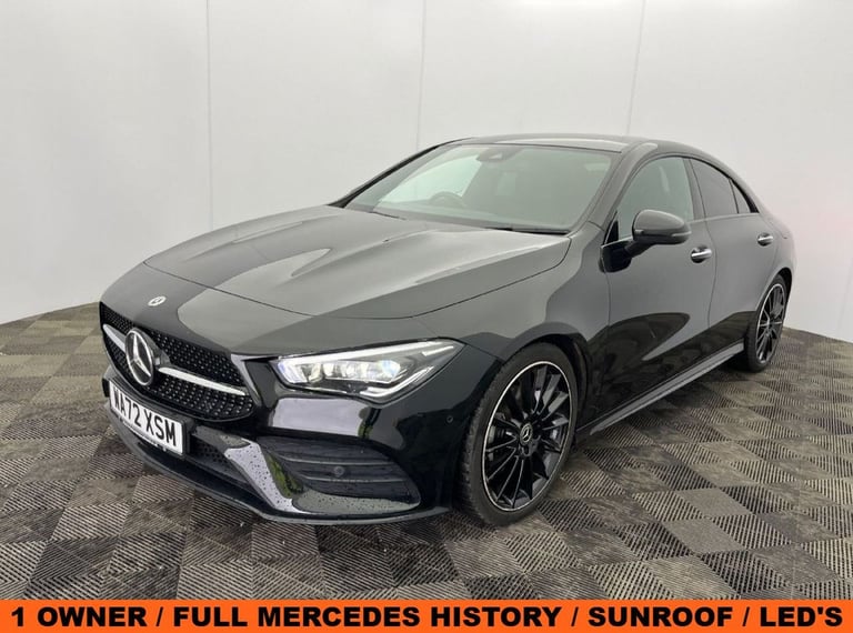 image for 2022 Mercedes-Benz CLA 1.3 CLA180 AMG Line Night Edition (Premium Plus) Coupe 4dr Petrol 7G-DCT E...