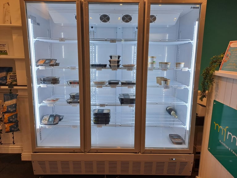 Adexa 3 doors display fridge