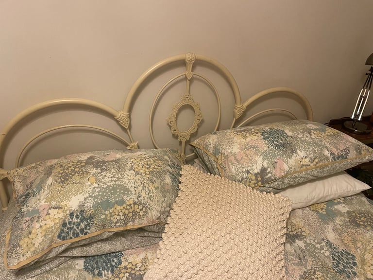 King size wrought Iron Laura Ashley bed