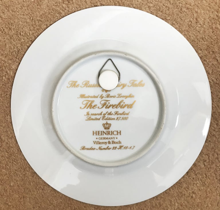 “Red Knight” & “In Search of the Firebird” collectible plates