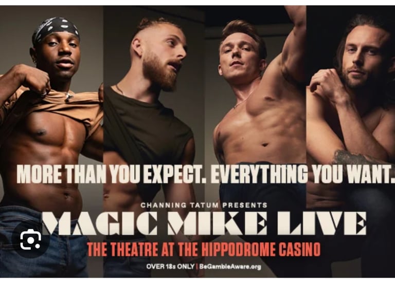 Magic Mike tickets FRONT ROW best you can get 