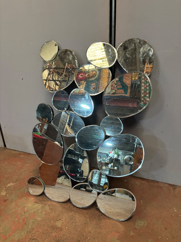 image for Large pebble stack mirror 