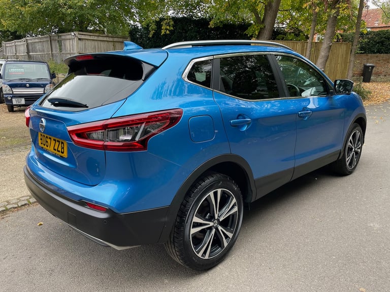 2017 Nissan Qashqai 1.2DiG-T N-Connecta 5 Door Petrol Suv In Blue - Euro 6 HATCHBACK Petrol Manual