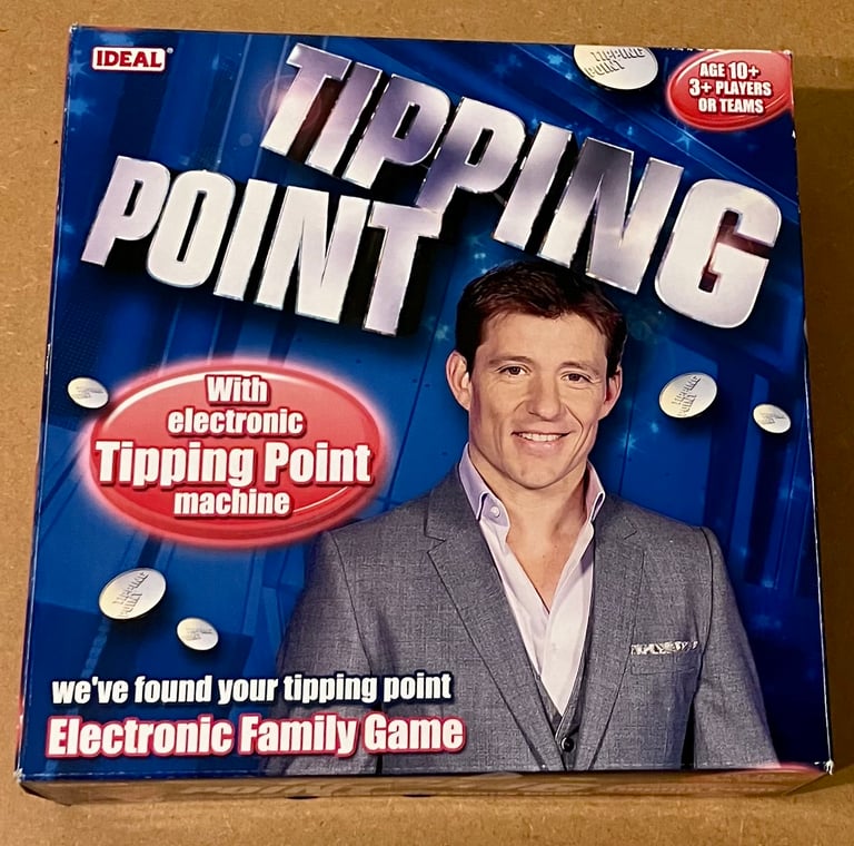 Tipping Point Electronic Family Game by Ideal. Based on TV Show. VGC.