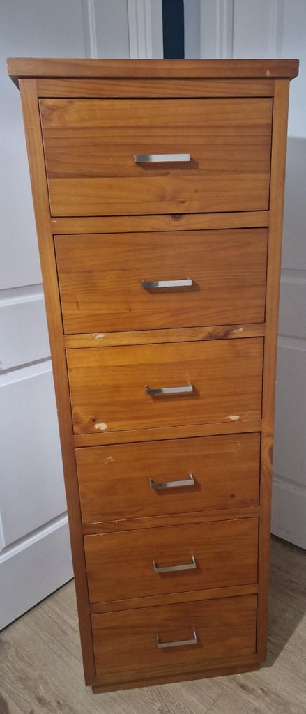 image for  2 Bedside cabinets and 1 Tallboy chest of drawers set