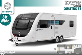 Swift Sprite Grande Quattro FB, NEW 2023, Touring Caravan