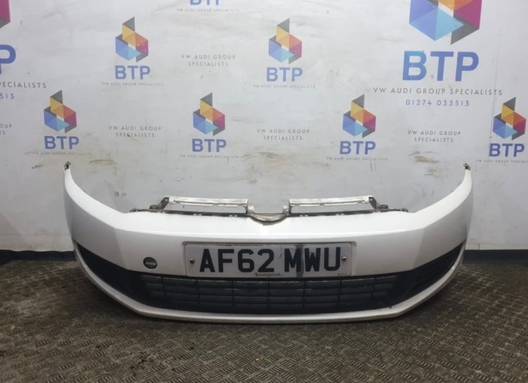 Vw Golf Mk6 2008-2012 Bumper (front) White Lb9a 5K0807221