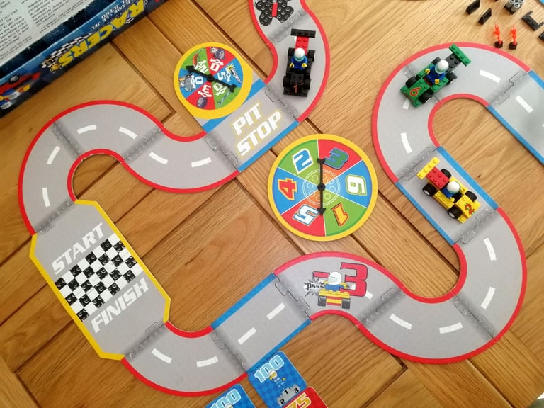 Lego Racers Super Speedway Board Game 2001 Rose Art