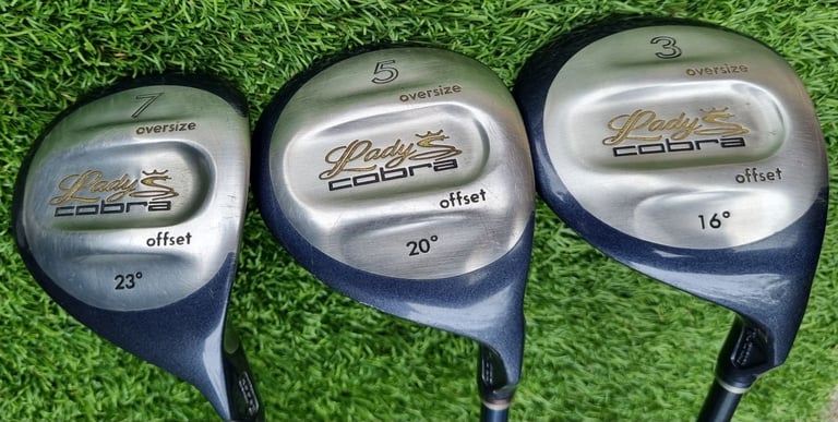 KING COBRA SZ - Lite flex Graphite 5-SW, Cobra OFFSET 3-5-7, putters x2 & trolley bag