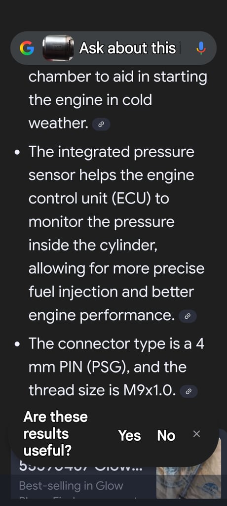 Vauxhall Insignia Sensor Glow plugs
