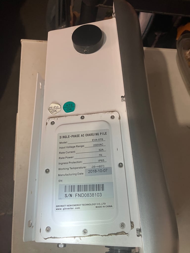 Growatt 7kWh EV car charger