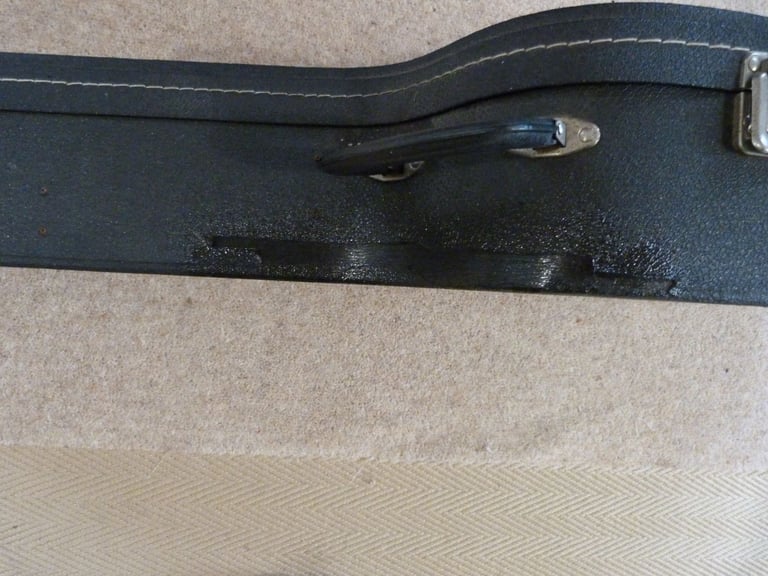 Lined Guitar hard case