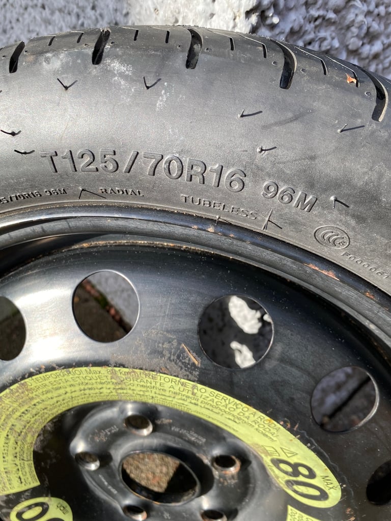 Space saver wheel T125/70R16